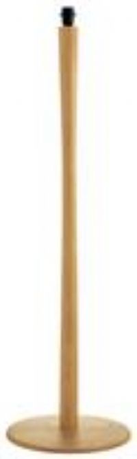 Pole Floor Lamp Base Only - Oak