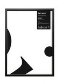 Habitat Aluminus 50 x 70cm/20 x 28in Picture Frame - Dark Birch