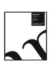 Habitat Aluminus Metal Picture Frame -Black - 51x51cm