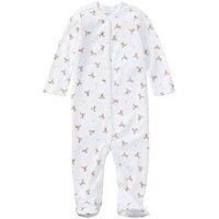 Ralph Lauren Baby Girls Classic Bear Print All In One  White