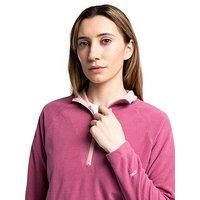 Trespass Womens Fleece Jacket With 1/2 Zip Skylar - Ladies Sweater Long Sleeve, Warm Microfleece Airtrap Outerwear, For Autumn Winter, Travelling, Outdoors