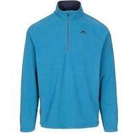 Trespass Mens Warm Casual Half Zip Microfleece Jumper - Blackford