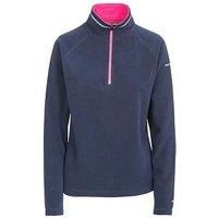 Trespass Womens Fleece Jacket With 1/2 Zip Skylar - Ladies Sweater Long Sleeve, Warm Microfleece Airtrap Outerwear, For Autumn Winter, Travelling, Outdoors