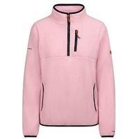 Trespass Womens Fleece Jumper Tister - Ladies 1/2 Zip Neck Opening Pullover, Cosy Warm Textured Honeycomb Fleece Sweater with Pockets, Casual Autumn Winter Outerwear