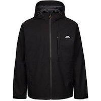 Trespass Mens Outdoor Hooded Waterproof Jacket with Zip Pockets - Ferryhill