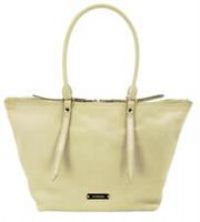Burberry Salisbury Tote Bag White Ivory Cream Leather Medium Top Zip Handbag