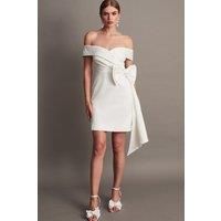 Enrique Off-Shoulder Bridal Dress Ivory