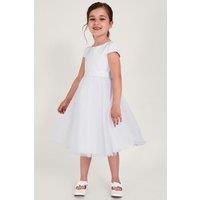 Monsoon Girl's Tulle Bridesmaid Dress in Ivory | Size: 9 Years