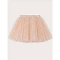 Monsoon Girls Tutu Spot Tulle Skirt - Champagne