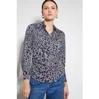 Aubrey Jersey Leopard Print Shirt