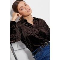 Vida Velvet Shirt Pink