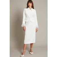 Selah Pencil Bridal Skirt Ivory