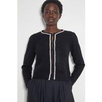 Pia Pearl Cardigan Grey