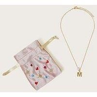 Monsoon Girls Initial Necklace - Multi