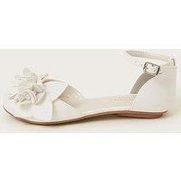 Monsoon Girls Ivory Flower Ballerina - Ivory