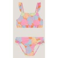 Monsoon Girls Jelly Haze Shell Print Bikini - Multi