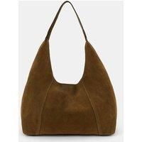 Large Suede Shoulder Bag