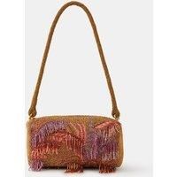 Beaded Fringe Shoulder Bag