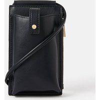 Accessorize Women's Tab Pocket Phone Bag in Black
