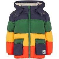 Monsoon Boys Colourblock Padded Jacket - Multi