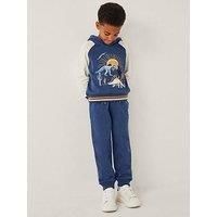 Monsoon Boys Dinosaur Sweat Set - Navy