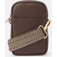 Accessorize Women's Slip Pocket Phone Bag in Chocolate