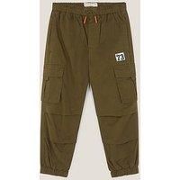 Monsoon Boys Lined Cargo Trousers - Khaki