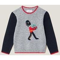 Monsoon Boys King'S Guard Christmas Jumper - Grey