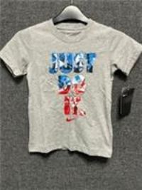 Nike Short Sleeve Grey Tee Age 5-6 Years TD026 NN 05