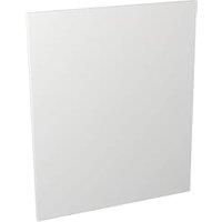 Wickes Orlando White Gloss Slab Appliance Door (B) - 600 x 731mm