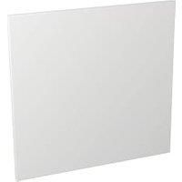 Wickes Orlando White Gloss Slab Appliance Door (C) - 600 x 584mm