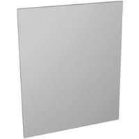 Wickes Orlando Grey Gloss Slab Appliance Door (B) - 600 x 731mm