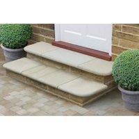 Marshalls Fairstone Sawn Versuro Smooth Antique Silver Centre Stone Paving Mixed Size  5.88 m2 pack