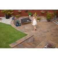 Marshalls Heritage Riven Calder Brown Paving Slab 600 x 450 x 38 mm - 5.94m2 pack