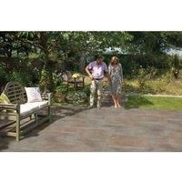 Marshalls Symphony Smooth Copper 595 x 1192 x 20mm Porcelain Paving Slab  Pack of 26
