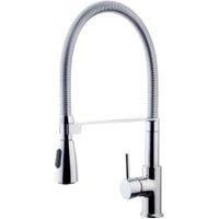 Wickes Simeto Monobloc Pull Out Kitchen Sink Mixer Tap - Chrome
