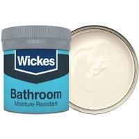Wickes Ivory - No. 400 Bathroom Soft Sheen Emulsion Paint Tester Pot - 50ml