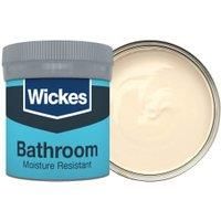 Wickes Magnolia - No. 310 Bathroom Soft Sheen Emulsion Paint Tester Pot - 50ml