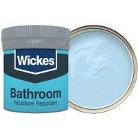 Wickes Bathroom Soft Sheen Emulsion Paint Tester Pot  No. 910 Sky 50ml