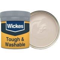 Wickes Chalk White - No. 130 Tough & Washable Matt Emulsion Paint Tester Pot - 50ml