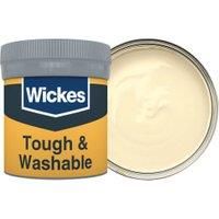Wickes Cream - No. 305 Tough & Washable Matt Emulsion Paint Tester Pot - 50ml