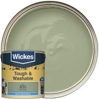 Wickes Olive Green - No.830 Tough & Washable Matt Emulsion Paint - 2.5L