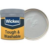 Wickes Steel - No. 210 Tough & Washable Matt Emulsion Paint Tester Pot - 50ml