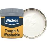 Wickes Victorian White - No. 125 Tough & Washable Matt Emulsion Paint Tester Pot - 50ml