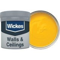 Wickes Saffron - No. 520 Vinyl Matt Emulsion Paint Tester Pot - 50ml