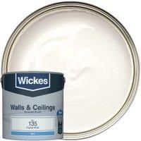 Wickes Frosted White - No.135 Vinyl Matt Emulsion Paint - 2.5L