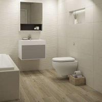 Wickes Boutique Arkety Bone Ceramic Wall Tile - 600 x 300mm
