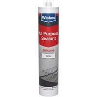 Wickes All Purpose Silicone Sealant White 300ml