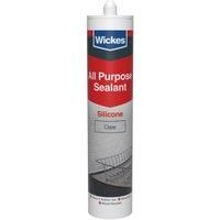 Wickes All Purpose Silicone Sealant Clear 300ml