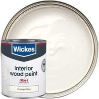 Wickes Quick Dry Gloss Wood & Metal Paint - Victorian White - 750ml